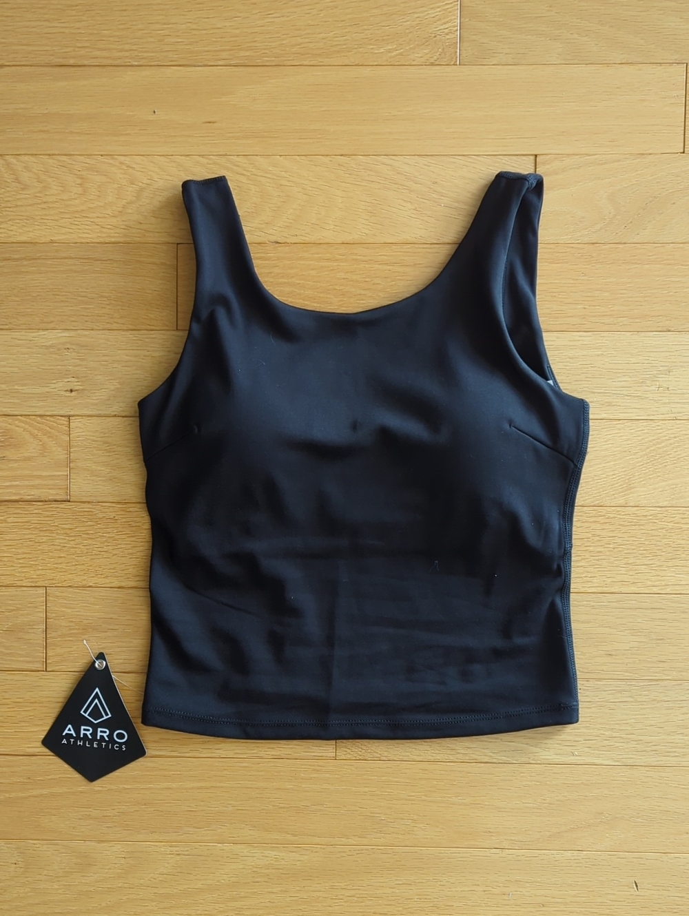 Arro Athletic FlexFit Top In Onyx